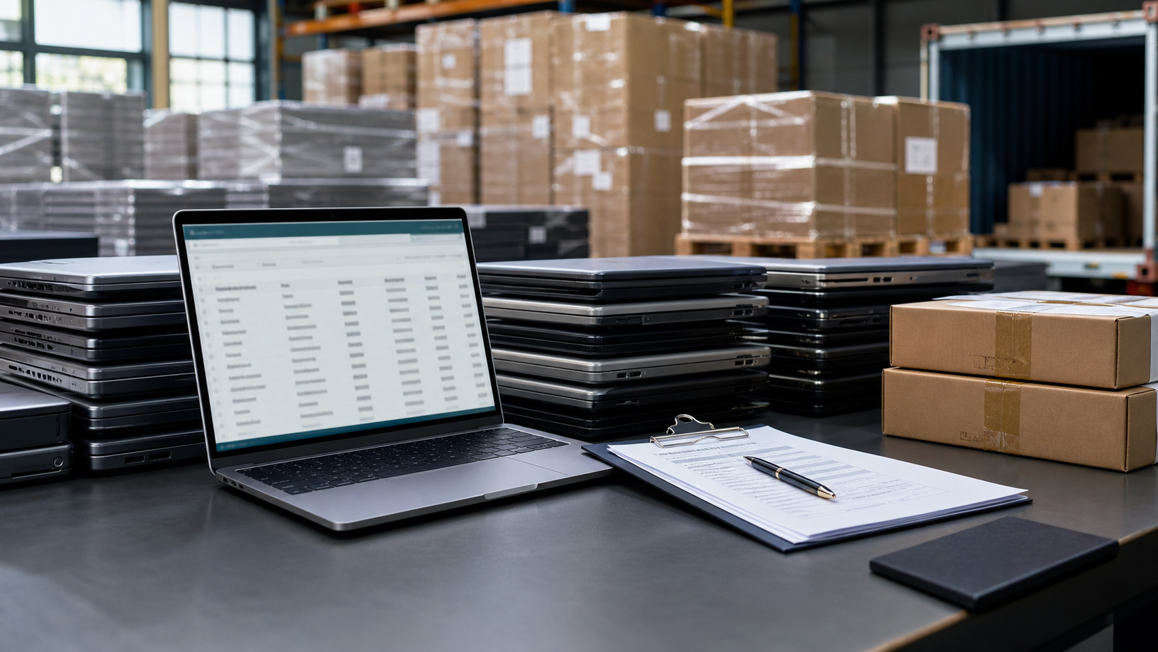 Laptop stock availability prepared for importers and resellers